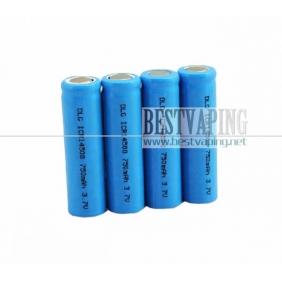Wholesale DLG ICR14500 3.7V 750mAh lithium ion Rechargeable Batteries(2pcs)