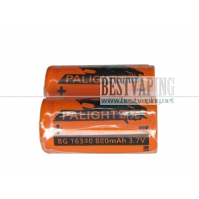 Wholesale PALIGHT BG 16340 880mAh 3.7V Li-ion Protected Battery ( 2 pcs )