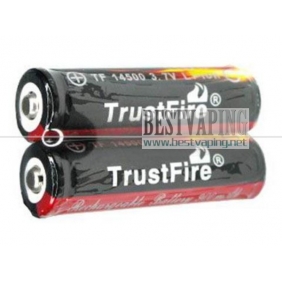 Wholesale TrustFire TF14500 900mAh 3.7V protected li-ion Battery ( 2 pcs )