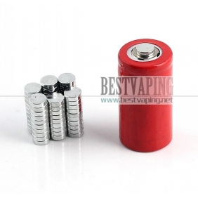 Wholesale Rare Earth Magnet Used As a Button Top for Flat Top Batteries(6x2mm)