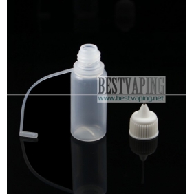 Wholesale E-cigarette plastic clear liquid dropper bottle for 10ML