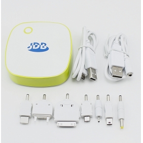 Wholesale JDB JP8005 6000mAh Double USB for Output Sockets Portable Mobile Power Supply