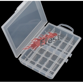 Wholesale Battery transparent case for AA battery (10*AA)