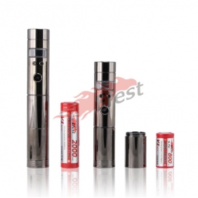 Wholesale Vamo tube-Chrome and Stainless steel 18350/18650 variable voltage battery tube