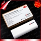 Wholesale Soshine dual USB charger mobile power bank white color high capa